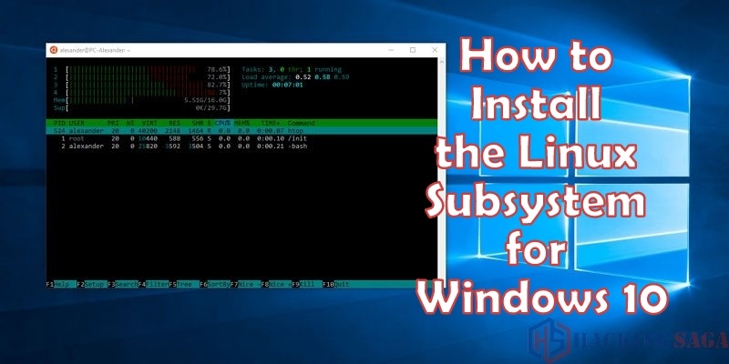 How To Install The Linux Subsystem For Windows – Foss Noobs